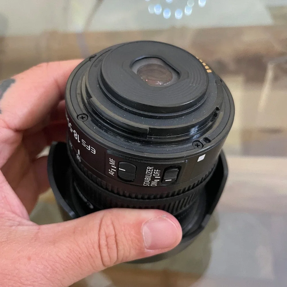 Canon EF-S 18-55mm f/4-5.6 IS STM Zoom Lens with Image Stabilizer Black